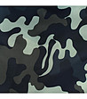 Unisex раница с камуфлажен принт в черно и каки -3 снимка