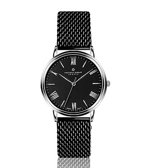 Ефектен мъжки часовник в черно Clare снимка