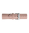 Дамски розов часовник с кожена каишка и кристали Mia -3 снимка