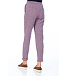 Дамски спортен панталон с памук в лилав меланж Janette-1 снимка