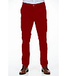 Мъжки памучен панталон в цвят бордо Vin-0 снимка