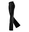 Черен дамски памучен панталон Berta за ръст до 160 см-1 снимка