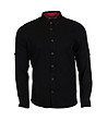 Памучна мъжка черна риза Brent-0 снимка