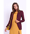 Дамско сако в цвят бордо Dorea-0 снимка