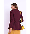 Дамско сако в цвят бордо Dorea-1 снимка