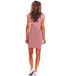 Розова памучна рокля Sarina-1 снимка