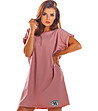 Розова памучна рокля Relita-0 снимка