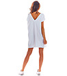 Бяла памучна рокля Relita-1 снимка