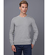 Мъжки памучен пуловер в сиво Claudio-0 снимка