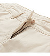 Бежови дамски къси памучни панталонки Bella-3 снимка