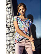 Ефектна многоцветна дамска блуза Ilaria-0 снимка