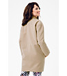 Бежово дамско палто Tiffany-1 снимка