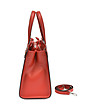 Дамска червена кожена чанта Dorea-2 снимка