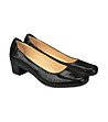 Черни дамски кожени обувки Minelli-1 снимка