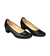 Черни дамски кожени обувки Minelli-2 снимка