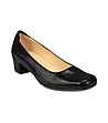 Черни дамски кожени обувки Minelli-3 снимка