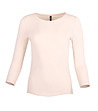 Дамска памучна блуза в розово Arline-4 снимка