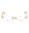 Елегантни дамски рамки за очила глазант с оранжеви дръжки-2 снимка