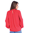 Червена дамска блуза Celine-1 снимка