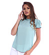 Дамска блуза в цвят мента Ness-0 снимка