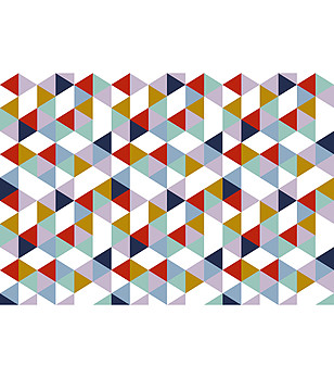 Многоцветна постелка с фигурални мотиви 52х75 см Effect colours II снимка
