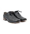 Черни дамски кожени обувки Irosa тип Оксфорд-1 снимка