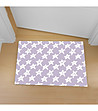 Светлолилава постелка с бял принт Звезди 52х75 см-0 снимка