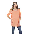Оранжева дамска памучна блуза Sunset-0 снимка