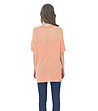 Оранжева дамска памучна блуза Sunset-1 снимка