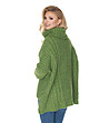 Зелен дамски поло пуловер Arleen-1 снимка