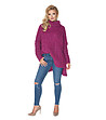 Дамски пуловер Arleen в цвят циклама-3 снимка
