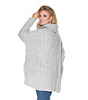 Дамски пуловер в сив нюанс Arleen-1 снимка