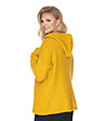 Ефектен дамски пуловер цвят горчица Elanda-1 снимка