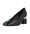Дамски черни обувки от естествена кожа Armina-1 снимка