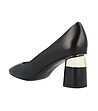 Дамски черни обувки от естествена кожа Armina-2 снимка