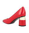 Дамски червени обувки от естествена кожа Armina-2 снимка