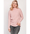 Дамски пуловер в розово Deri-0 снимка