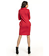 Червена рокля с памук Lucky-1 снимка