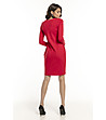 Червена рокля с джобове Geraldine-1 снимка