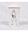 Бяла керамична чаша за път Stormtrooper Star Wars-0 снимка