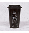 Черна керамична чаша за път Stormtrooper-0 снимка