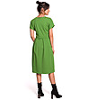 Памучна рокля в зелено Miranda-1 снимка