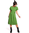 Памучна рокля в зелено Miranda-2 снимка