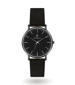 Черен мъжки часовник Rikarda снимка