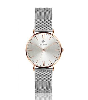 Дамски часовник в сребристо от неръждаема стомана Arline снимка