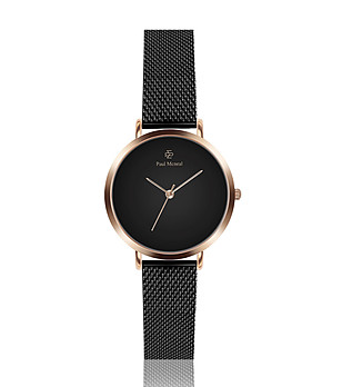 Стилен дамски часовник в черно Blasa снимка
