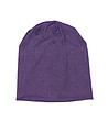 Unisex шапка с памук в лилав меланж-0 снимка