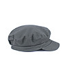 Дамска памучна шапка тип каскет в тъмносиво-0 снимка