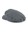 Дамска памучна шапка тип каскет в тъмносиво-2 снимка