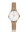 Дамски часовник в розовозлатисто и бяло Flores-0 снимка